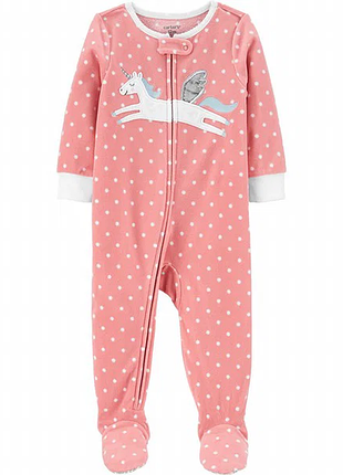 Слип человечек carter's unicorn fleece footie