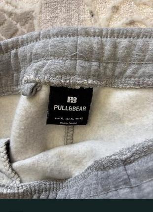 Спортивні штани чоловічі pull&bear baggy fit сірі xl