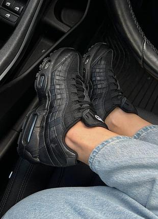 Женские кроссовки nike air max 95 black / smb+ 🔗