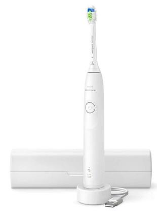 Щетка зубное электричество. philips, sonicare 5300 series, 62т. коль/мин, насадок-1, футляр, белый