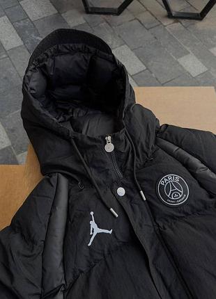 Пуховик jordan × psg puffer jacket
