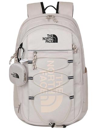 Tnf рюкзак + шопер the north face бежевий світлий тнф