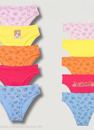 Трусики жіночі victoria's secret бавовняні, розмір м, набір 5 шт.