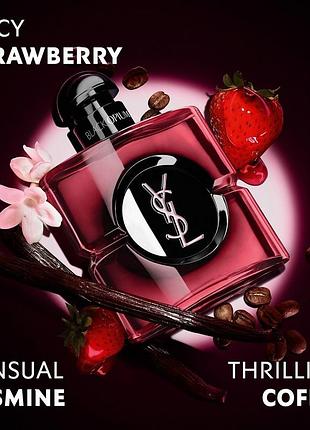 🍓оригинал новинка 2026 года yves saint laurent black opium pink glaze парфюмированная вода для женщин, цветочно-фруктовый женский аромат пробник