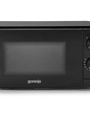 Мікрохвильова піч gorenje, 20л, мех. керув., 700вт, чорний
