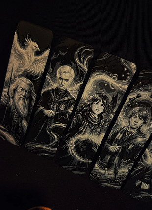 Сет закладок для книг | harry potter 4