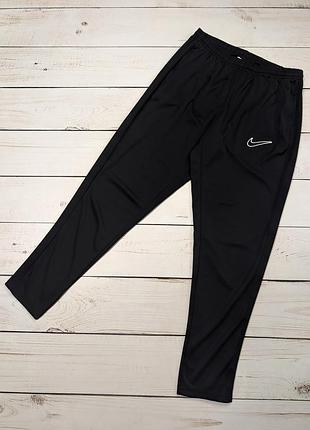 Мужские черные легкие спортивные штаны nike dri fit оригинал найк драй фит