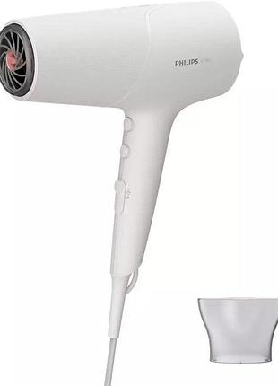 Фен philips 5000 series, 2100вт, 3 режима, ионизация, холл. обдув, белый