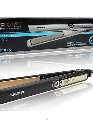 Щипцы утюжок для волос gemei gm-416
