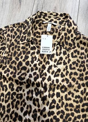 Блуза леопардова h&m 3
