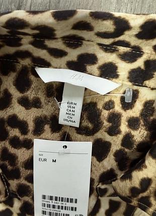 Блуза леопардова h&m 5