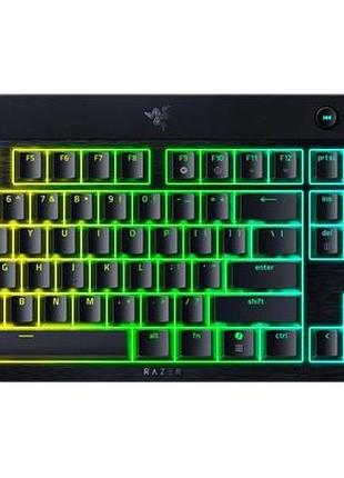 Клавиатура механическая blackwidow v4 low-profile hyperspeed, 104key, green switch, usb-a/wl/bt, en, rgb, черный