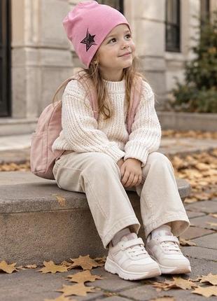 🎀 рожева шапочка name it — стильний аксесуар для маленької модниці! розмір 48-49