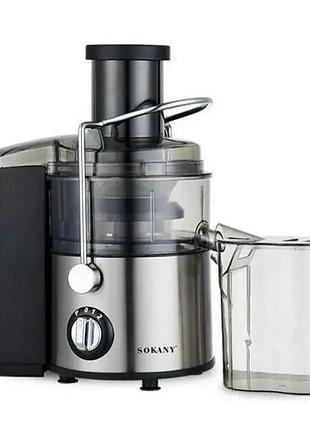 Кухонный комбайн, соковыжималка 4в1 sokany sk-4009/насадки из высококачественной нержавеющей