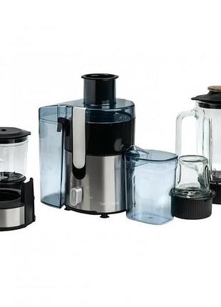 Кухонний комбайн 4 в 1 top kitchen tk00203 соковитискач блендер кавомолка подрібнювач на 3200 вт
