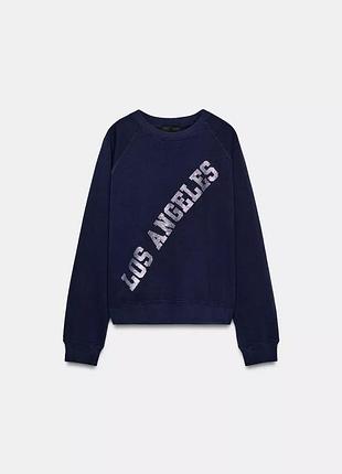 Жіночий світшот з написом los angeles zara розмір с