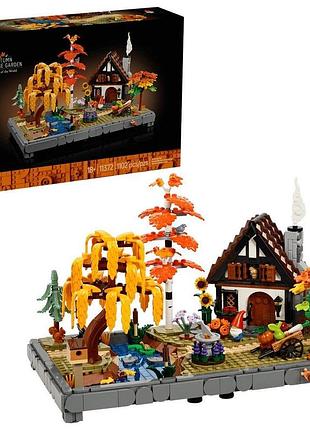 Конструктор lego icons осінній котеджний сад 11372