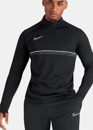 Мужская утепленная спортивная кофта nike dri-fit оригинал джемпер на флисе найк драй фит для бега и тренировок