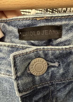 Жіночі базові прямі джинси uniqlo