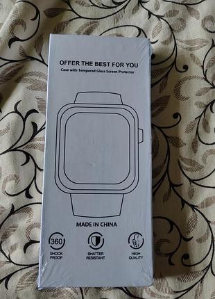 Набір із 3 чохлів, сумісний із apple watch серії 10 46 мм, захисне покриття із загартованого скла 30° anti spy privacy (158)