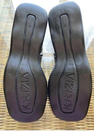 Шкіряні ботильйони krizia made in italy, оригінал 10