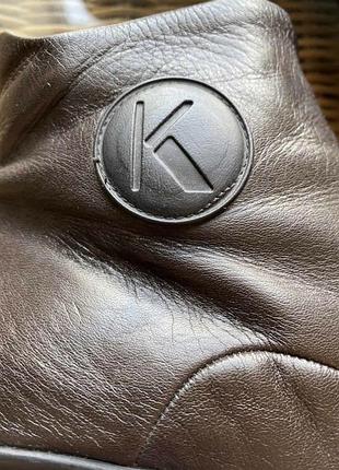 Шкіряні ботильйони krizia made in italy, оригінал 5