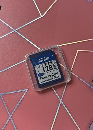 Карта пам'яті elite pro sd 128 mb