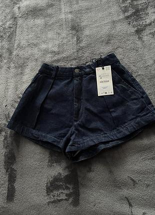 Шорти жіночі zara джинсові сині