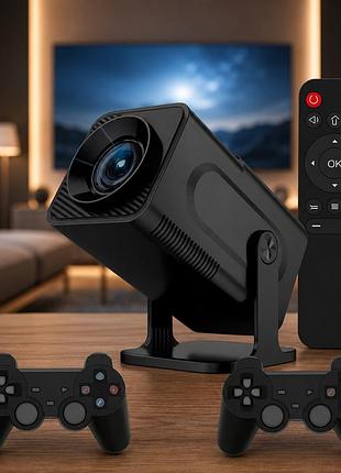 Проектор для фильмов, игр, домашний кинотеатр hcs350 pro / смарт домашний кинотеатр wi-fi 6 bluetooth 5.0 с пультом /