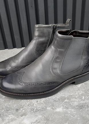 Ecco чоловічі черевики шкіра оригінал 40 / 41 eur