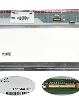Матрица 15.6" ltn156at05 (1366*768, 40pin, led, normal, матовая, разъем слева внизу) для ноутбука (renew)
