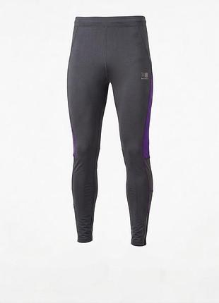 Тайтси чоловічі karrimor сірі з фіолетовими вставками розмір l