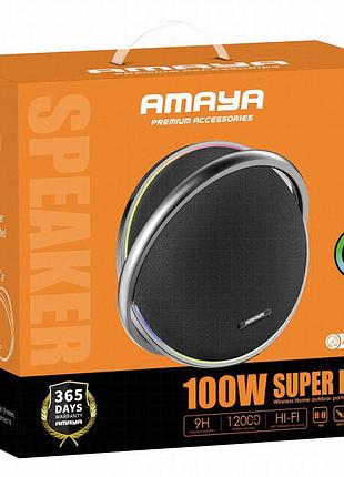 Bluetooth колонка amaya hk7 100w black 2