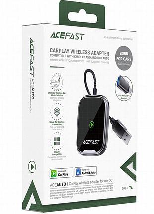 Адаптер acefast qc1 car wireless carplay/android auto gray 2