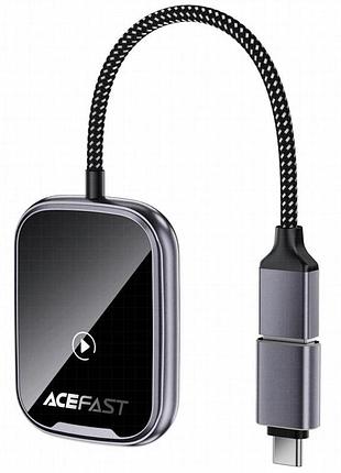 Адаптер acefast qc1 car wireless carplay/android auto gray 4