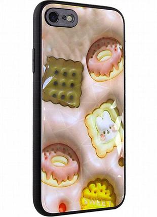 Tpu+pc чехол prisma fluffie для apple iphone 7 / 8 / se (2020) (4.7") sweet