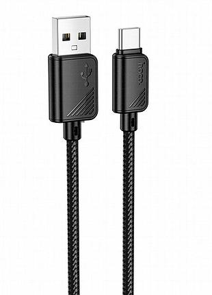 Дата кабель hoco x113 beneficio usb to type-c (1m) black