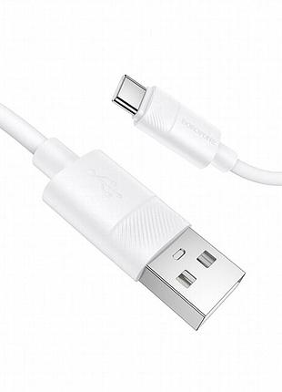 Дата кабель borofone bx123 leya usb to type-c 36w (1m) white 3