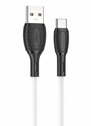 Дата кабель borofone bx86 advantage usb to type-c 2.4a (1m) white