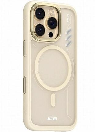 Tpu+pc чехол blueo frosted heat dissip. with magsafe для apple iphone 16 pro (6.3") золотой / gold