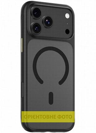 Tpu+pc чехол blueo skin friendly frosted with magnetic fit для apple iphone 17 air (6.5") черный / black