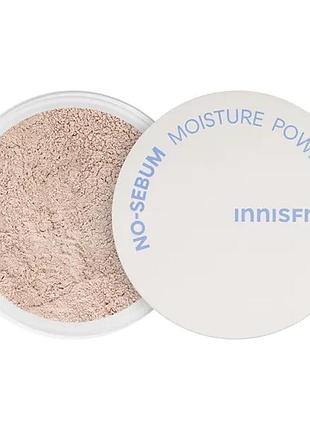 Матирующая, увлажняющая пудра innisfree no sebum moisture powder