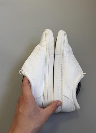 Кеды vagabond leather white 44(28cm) navyboot camel active 4