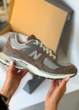 Кроссовки new balance protection pack brown/violet m20024j7
