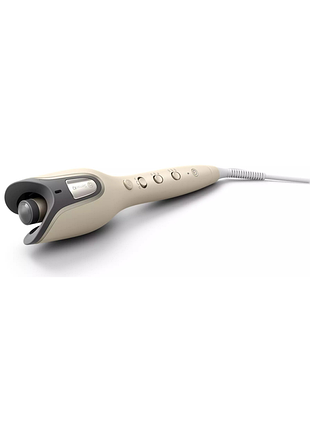 Стайлер philips senseiq series 8000, автоматический, 240вт, темп.режимов-3, 170 c–210с, ионизация, керамика, золотой