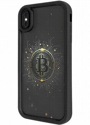 Tpu чехол prestige для apple iphone xs max (6.5") bitcoin