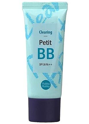 Нежирный bb-крем для контроля жирности holika holika petit bb clearing