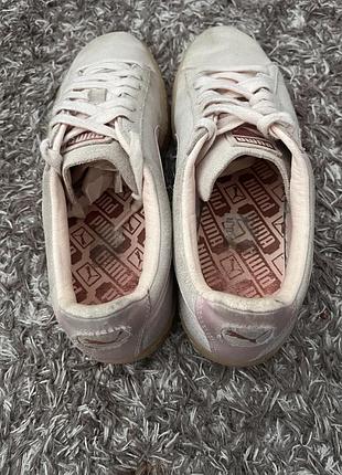 Кросівки puma suede рожеві (оригінал) 4
