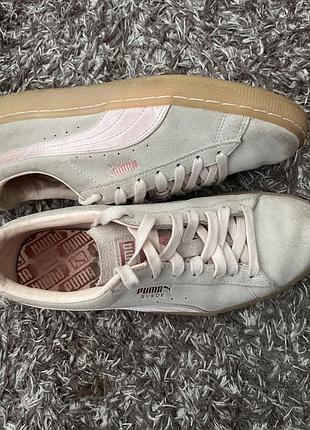 Кросівки puma suede рожеві (оригінал) 5