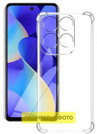 Tpu чехол getman ease logo усиленные углы full camera для infinix hot 60i / 60 бесцветный (прозрачный)